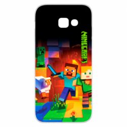 Чехол для Samsung A5 2017 Майнкрафт - PrintSalon