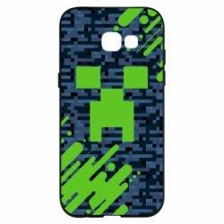 Чехол для Samsung A5 2017 Minecraft Creeper - PrintSalon