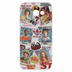 Чехол для Samsung A5 2017 Очень странные дела. Стикеры - PrintSalon