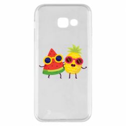 Чехол для Samsung A5 2017 Pineapple with watermelon