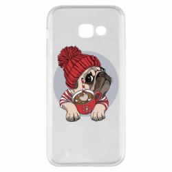 Чехол для Samsung A5 2017 Pug And Coffee - PrintSalon