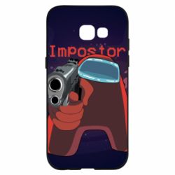 Чохол для Samsung A5 2017 Red With A Gun - PrintSalon