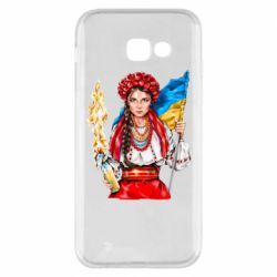 Чехол для Samsung A5 2017 Украинская девушка в венку - PrintSalon