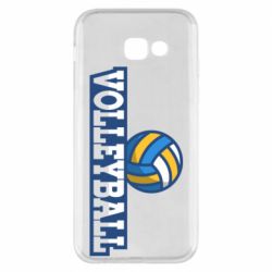 Чехол для Samsung A5 2017 Volleyball text and ball