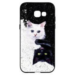 Чехол для Samsung A5 2017 Yin and Yang cats - PrintSalon