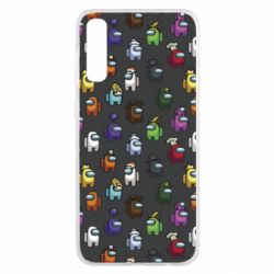 Чехол для Samsung A50 Among Us Pattern - PrintSalon