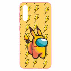 Чехол для Samsung A50 Among Us - Pikachu skin - PrintSalon