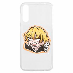Чехол для Samsung A50 Angry Zenitsu Agatsuma - PrintSalon
