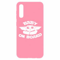 Чехол для Samsung A50 Baby on board yoda - PrintSalon