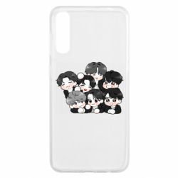 Чохол для Samsung A50 BTS Cute Art - PrintSalon