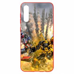 Чохол для Samsung A50 Bumblebee and Optimus Prime - PrintSalon