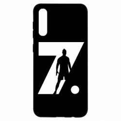 Чехол для Samsung A50 Cristiano Ronaldo Silhouette Art - PrintSalon