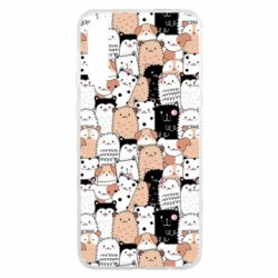 Чохол для Samsung A50 Cute dogs pattern - PrintSalon