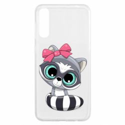Чехол для Samsung A50 Cute raccoon - PrintSalon
