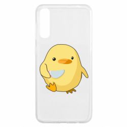 Чехол для Samsung A50 Цыпленок с ножом мем - PrintSalon