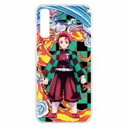 Чехол для Samsung A50 Demon Slayer Kimetsu No Yaiba - PrintSalon