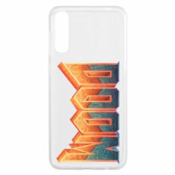 Чехол для Samsung A50 Doom old logo