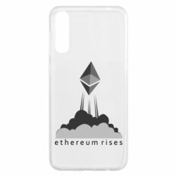 Чехол для Samsung A50 Ethereum Rises - PrintSalon