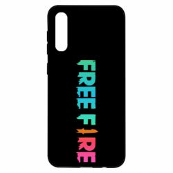Чехол для Samsung A50 Free fire gradient logo - PrintSalon