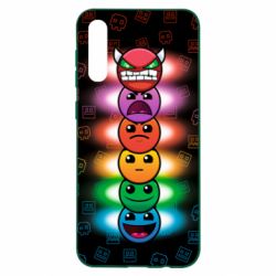 Чохол для Samsung A50 Geometry Dash Levels - PrintSalon