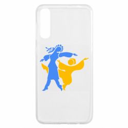 Чехол для Samsung A50 Гопак. Девушка и парень - PrintSalon