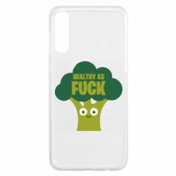 Чехол для Samsung A50 Healthy as fuck - PrintSalon