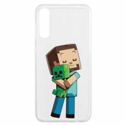 Чохол для Samsung A50 Heroes from Minecraft - PrintSalon