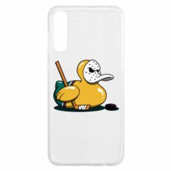 Чехол для Samsung A50 Hockey duck - PrintSalon