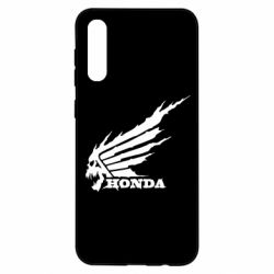 Чехол для Samsung A50 Honda skull - PrintSalon