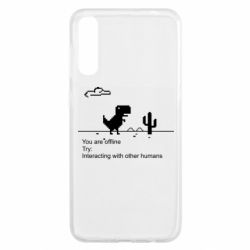 Чехол для Samsung A50 Internet Dinosaur - PrintSalon