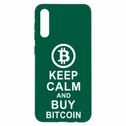 Чехол для Samsung A50 Keep calm and by bitcoin - PrintSalon