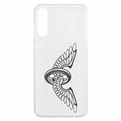 Чехол для Samsung A50 Колесо и крылья - PrintSalon