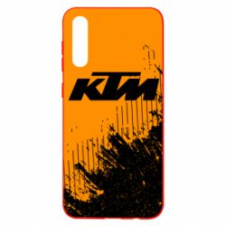Чехол для Samsung A50 KTM and grunge background - PrintSalon
