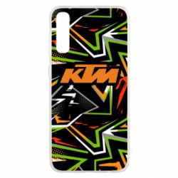 Чохол для Samsung A50 KTM orange logo - PrintSalon