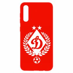 Чехол для Samsung A50 Лого Динамо с колосками - PrintSalon