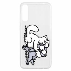 Чохол для Samsung A50 Любов котів - PrintSalon