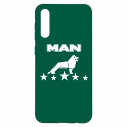 Чехол для Samsung A50 Man lion and stars - PrintSalon