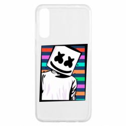 Чехол для Samsung A50 Marshmello Colorful Portrait - PrintSalon
