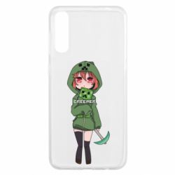 Чехол для Samsung A50 Minecraft anime - PrintSalon