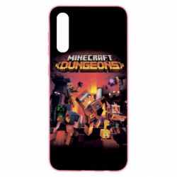Чехол для Samsung A50 Minecraft Dungeons new - PrintSalon