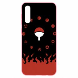 Чехол для Samsung A50 Naruto Sasuke Uchiha Sharingan - PrintSalon