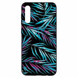 Чохол для Samsung A50 Neon Palm Leaves - PrintSalon