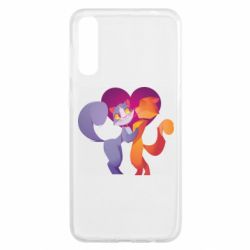 Чохол для Samsung A50 Парочка. Котики - PrintSalon