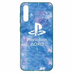 Чохол для Samsung A50 Playstation on tai dai background - PrintSalon