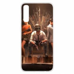 Чехол для Samsung A50 Pubg on the throne - PrintSalon