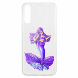 Чехол для Samsung A50 Purple Mermaid Barbie - PrintSalon