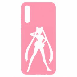Чохол для Samsung A50 Sailor Moon silhouette - PrintSalon