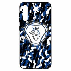Чохол для Samsung A50 Scania logo and grunge - PrintSalon