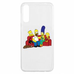 Чехол для Samsung A50 Simpsons At Home - PrintSalon