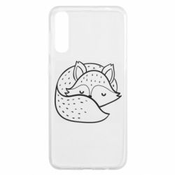 Чехол для Samsung A50 Sleeping fox - PrintSalon